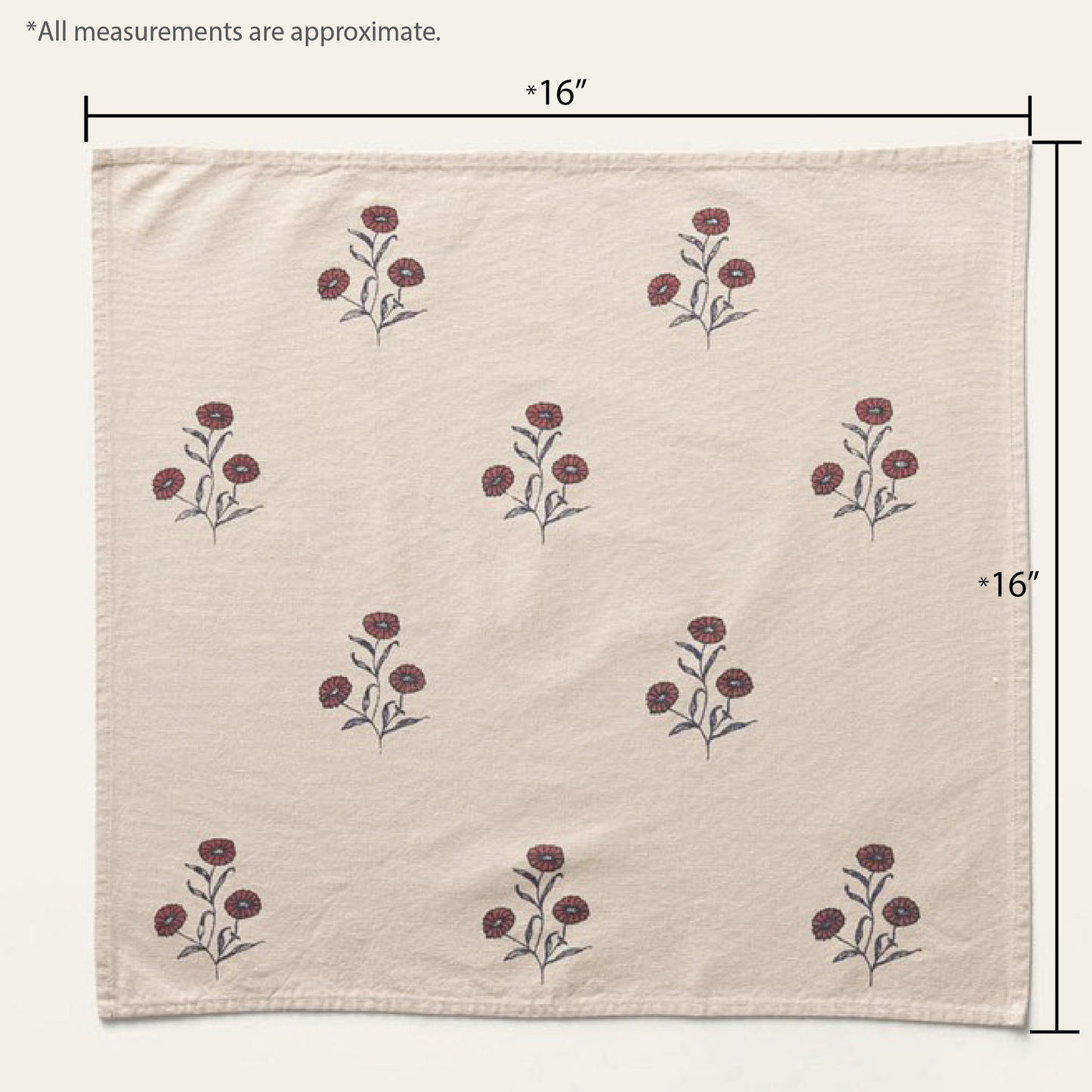 Marigold Napkins, Beige ( Set of 2 )