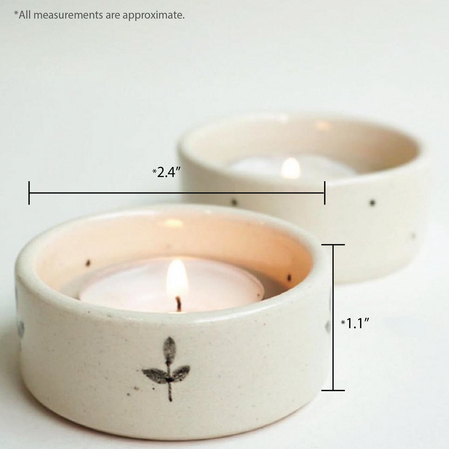 Botanical Evening Tablerunner Tealights Giftset