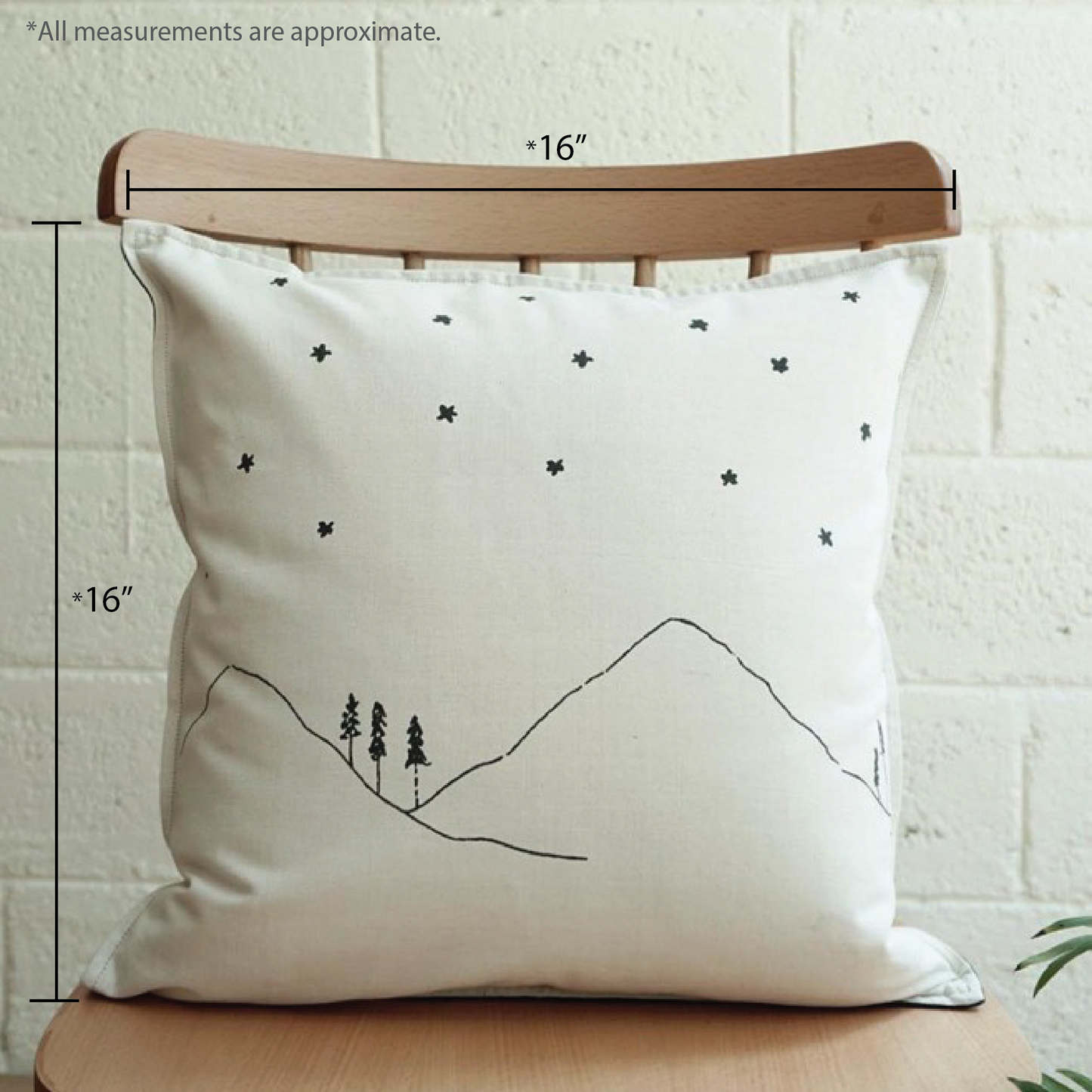 Hills Cushion Cover (16” X 16”)