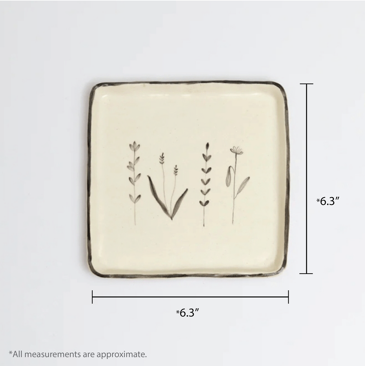 English Meadow Square Platter