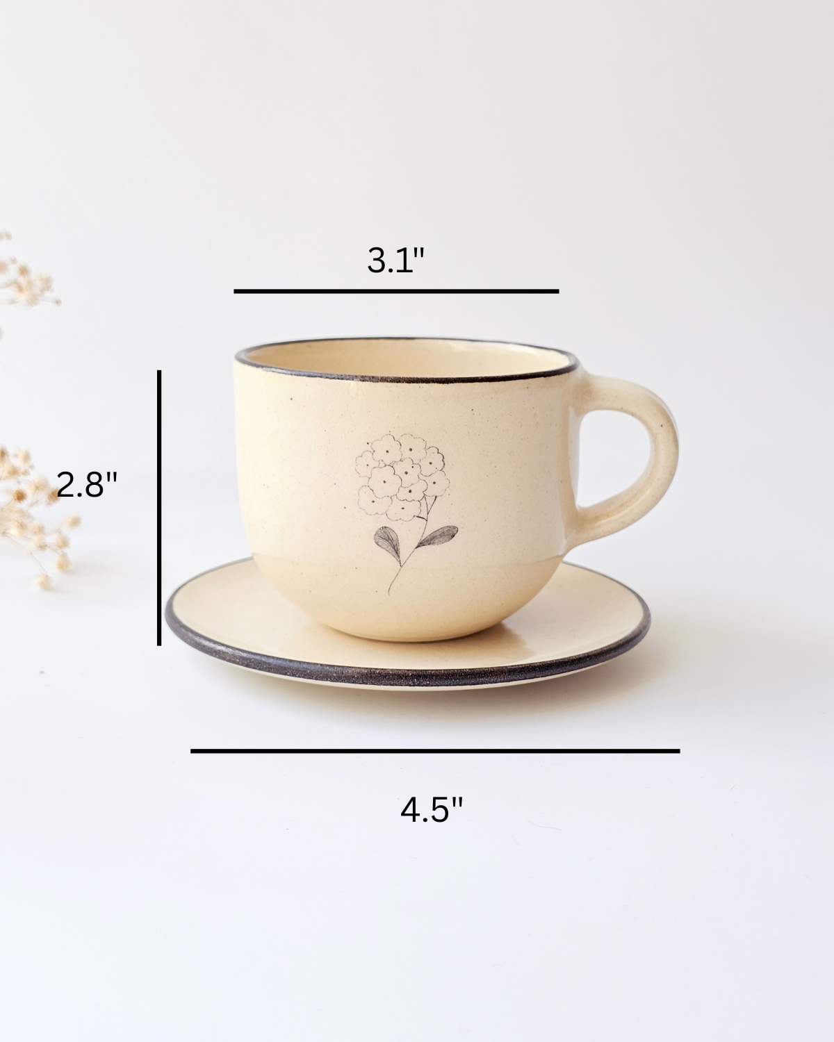 Classic Tea Set (1 Teacup & 1 Saucer)