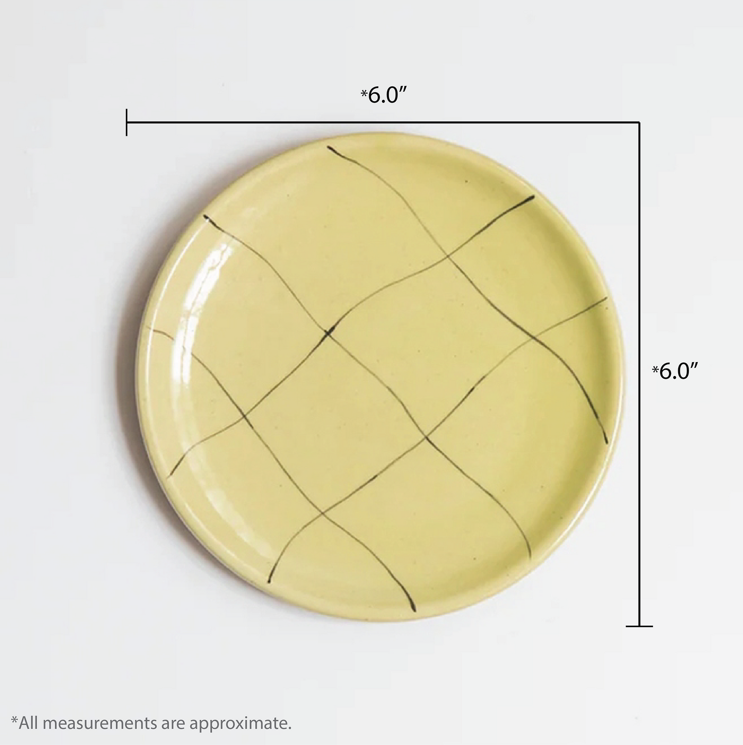 Chauko Dessert Plate, Olive