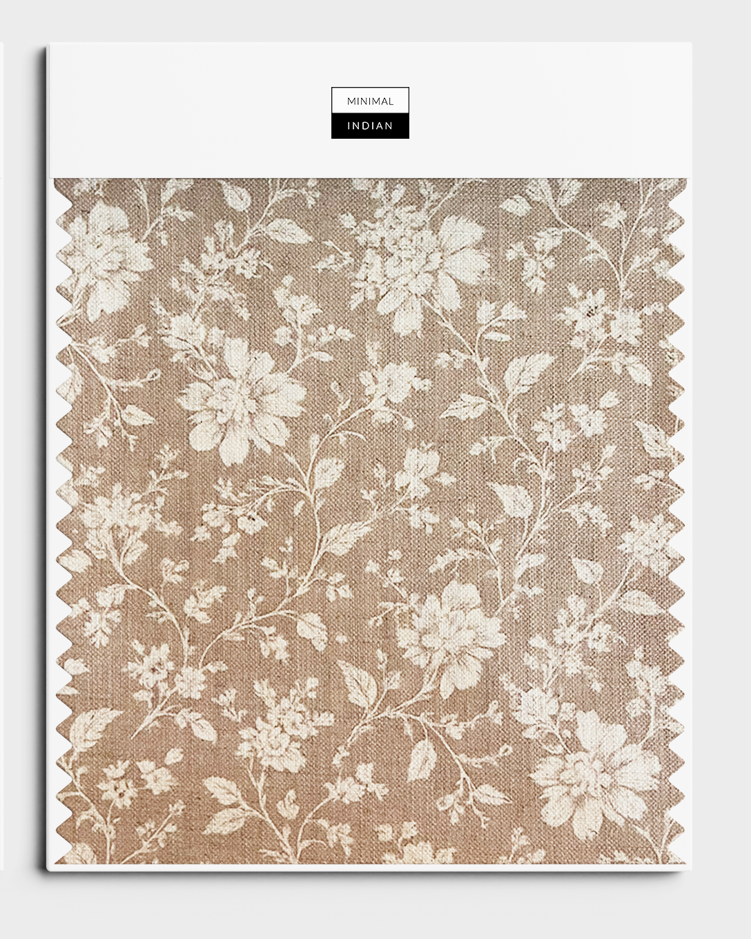 Zinnia Fabric, Light brown