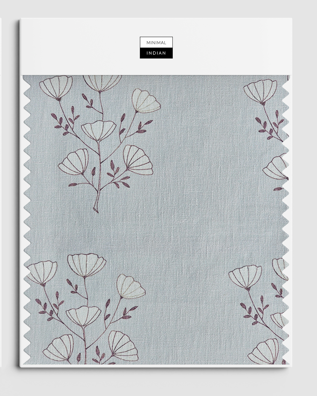 Poppy Fabric, Grey