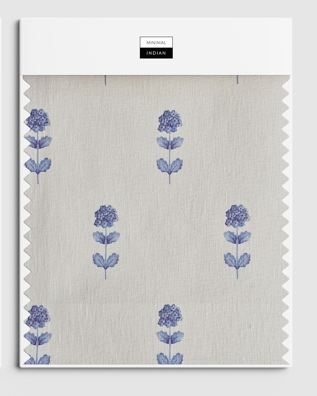 French Flora Fabric, Blue