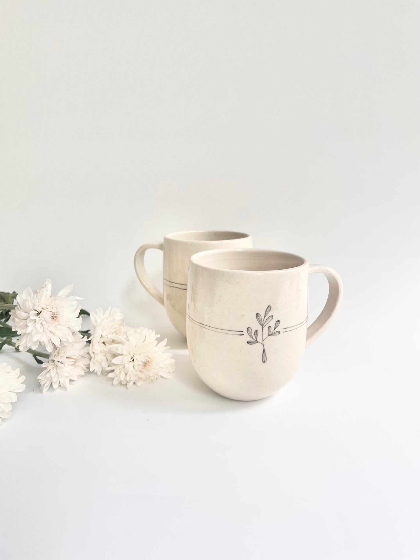 Lily Coffee Mugs (Set of 2 )