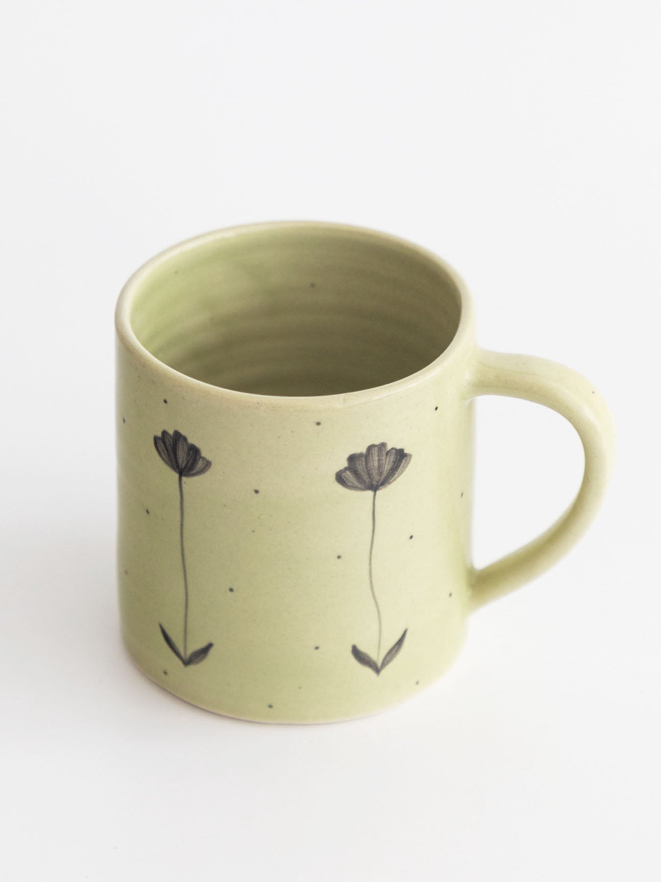 Magnolia Coffee Mug, Olive