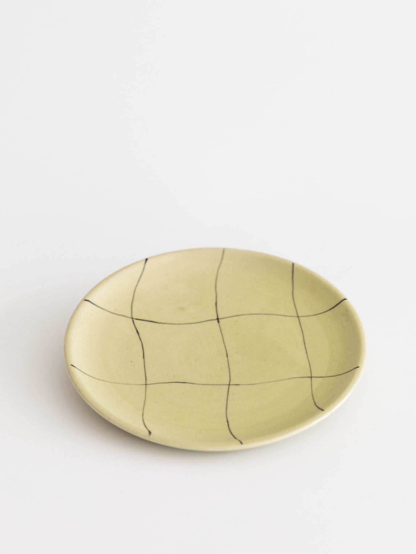 Chauko Dessert Plate, Olive