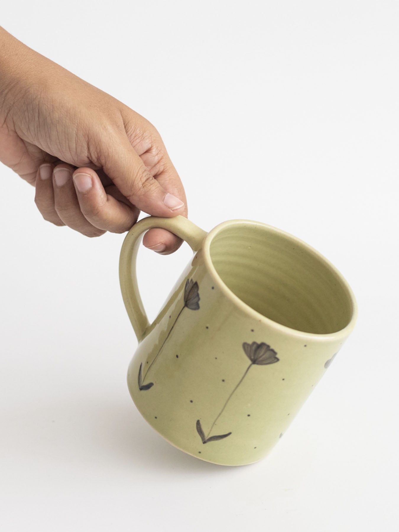 Magnolia Coffee Mug, Olive