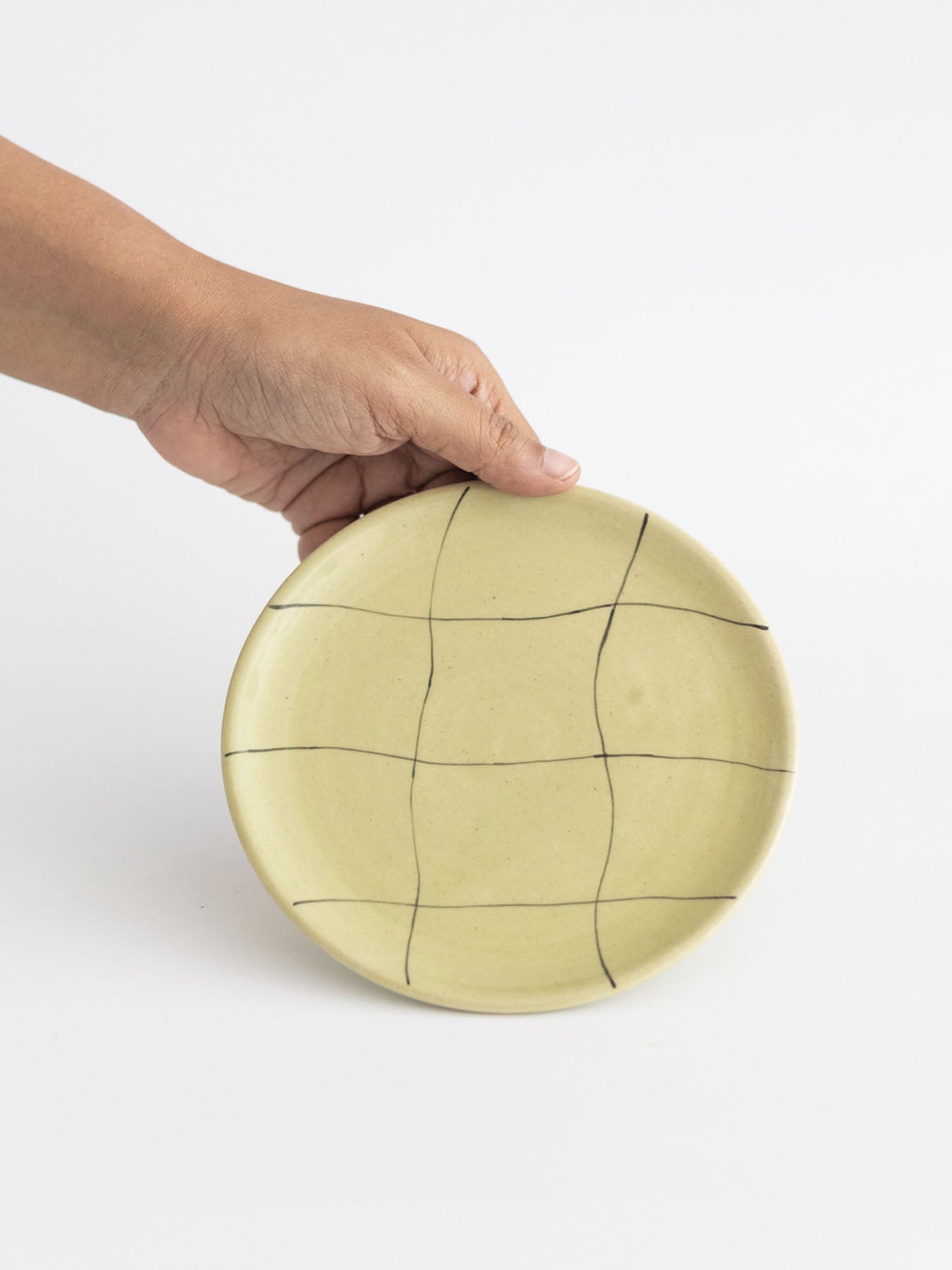 Chauko Dessert Plate, Olive