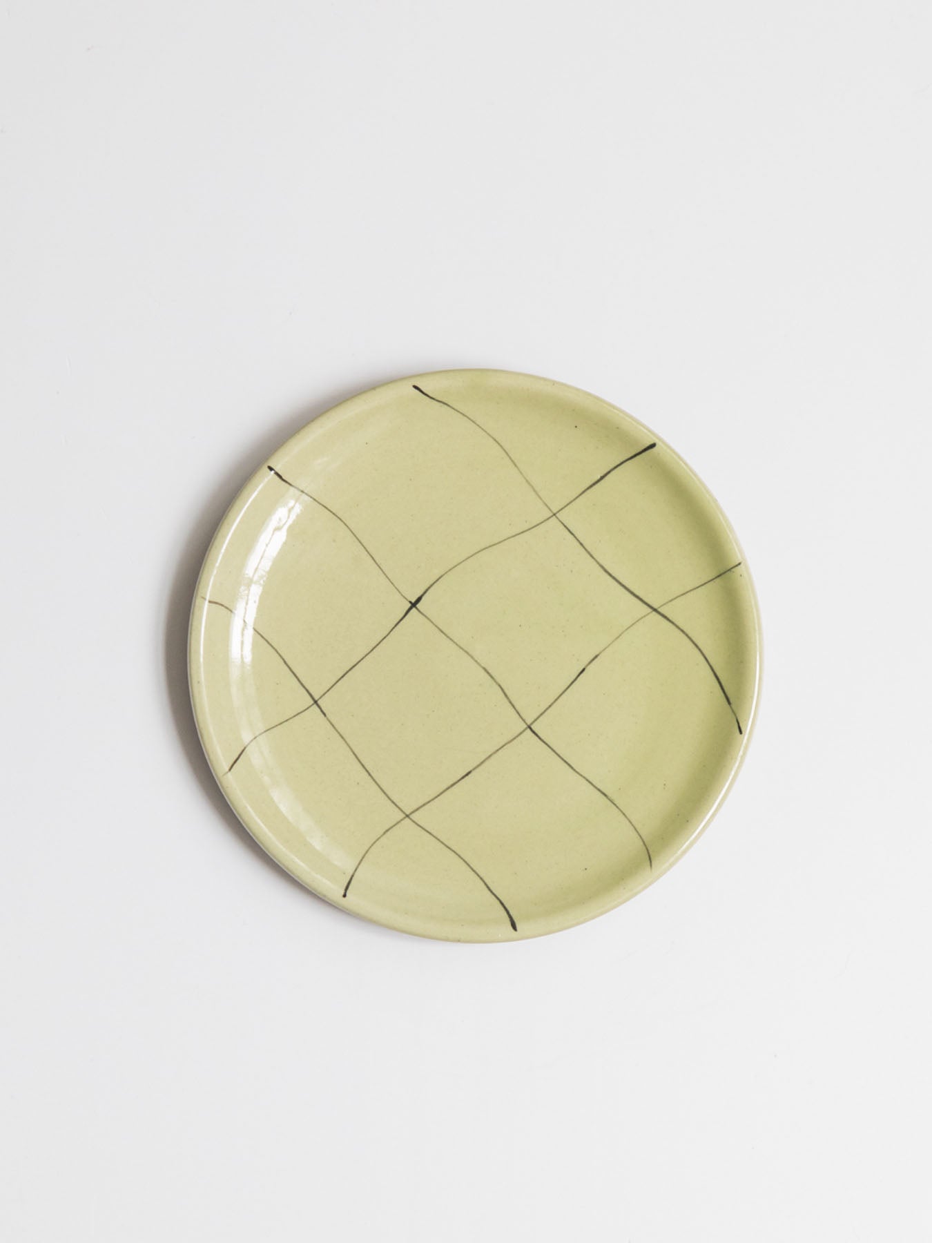 Chauko Dessert Plate, Olive