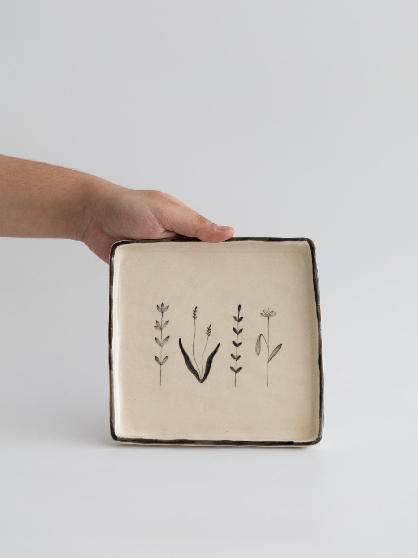 English Meadow Square Platter