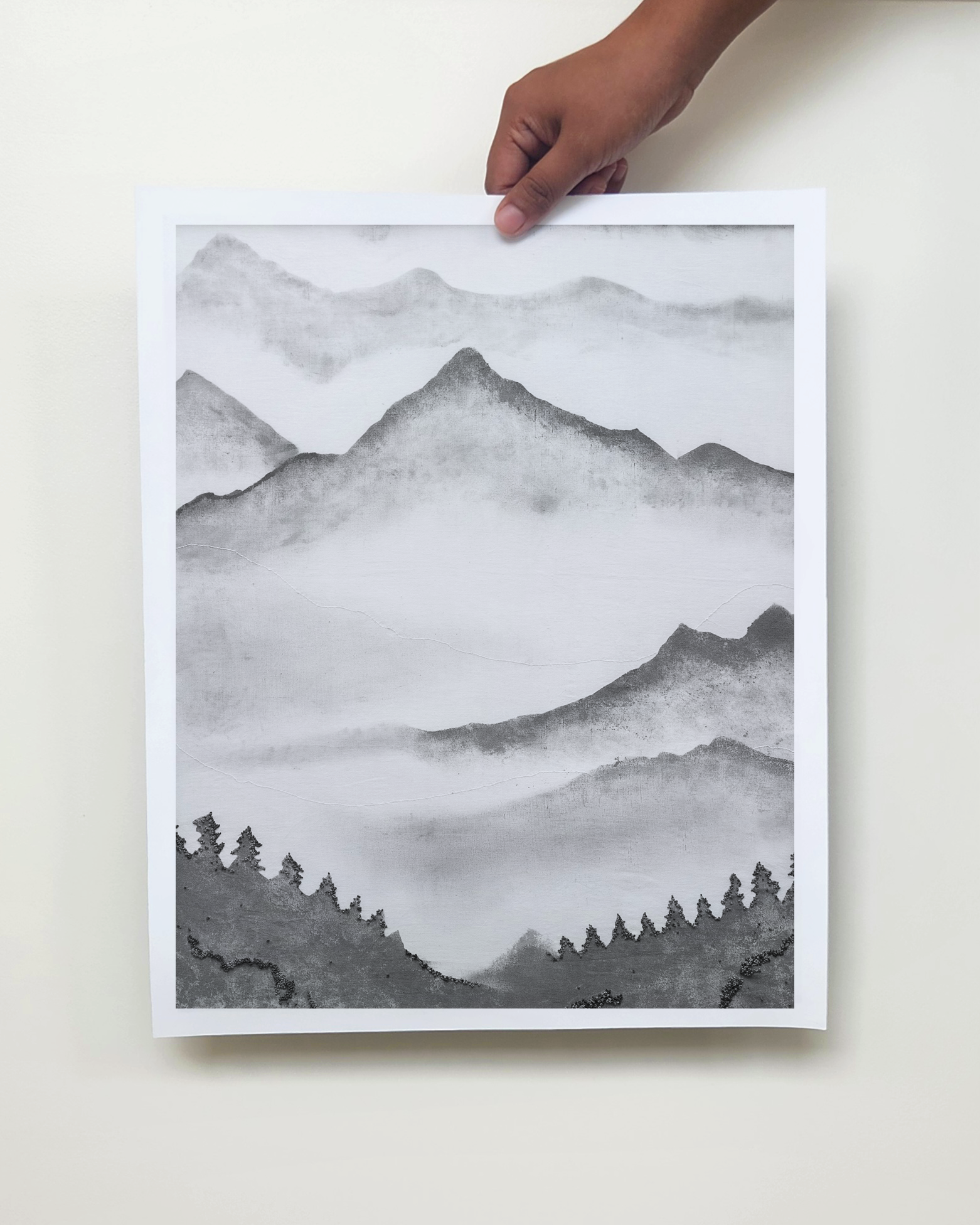 Silent Peak Art Print