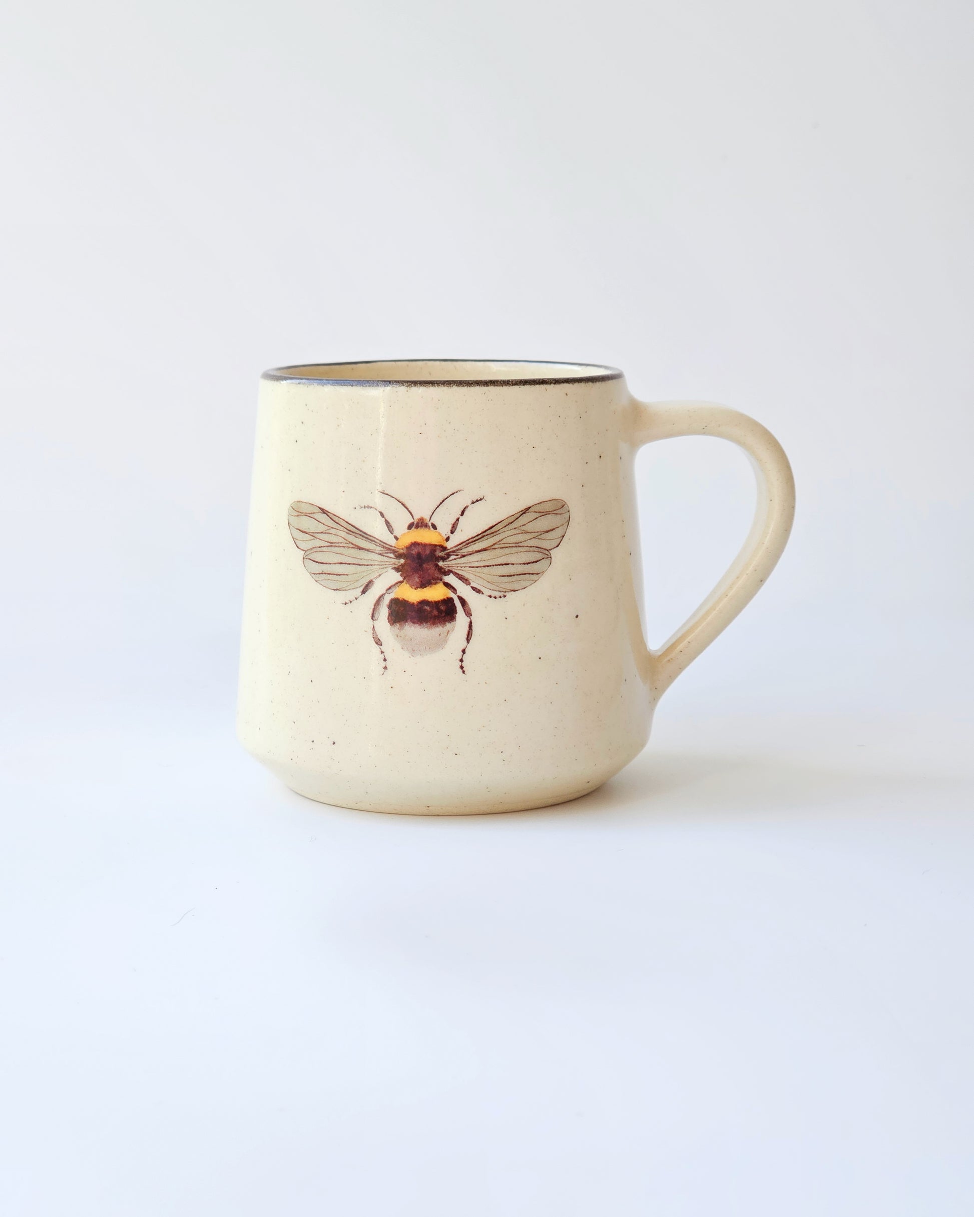 Honeybee Coffee Mug Set (1 Coffee Mug & 1 Quarter Plate)