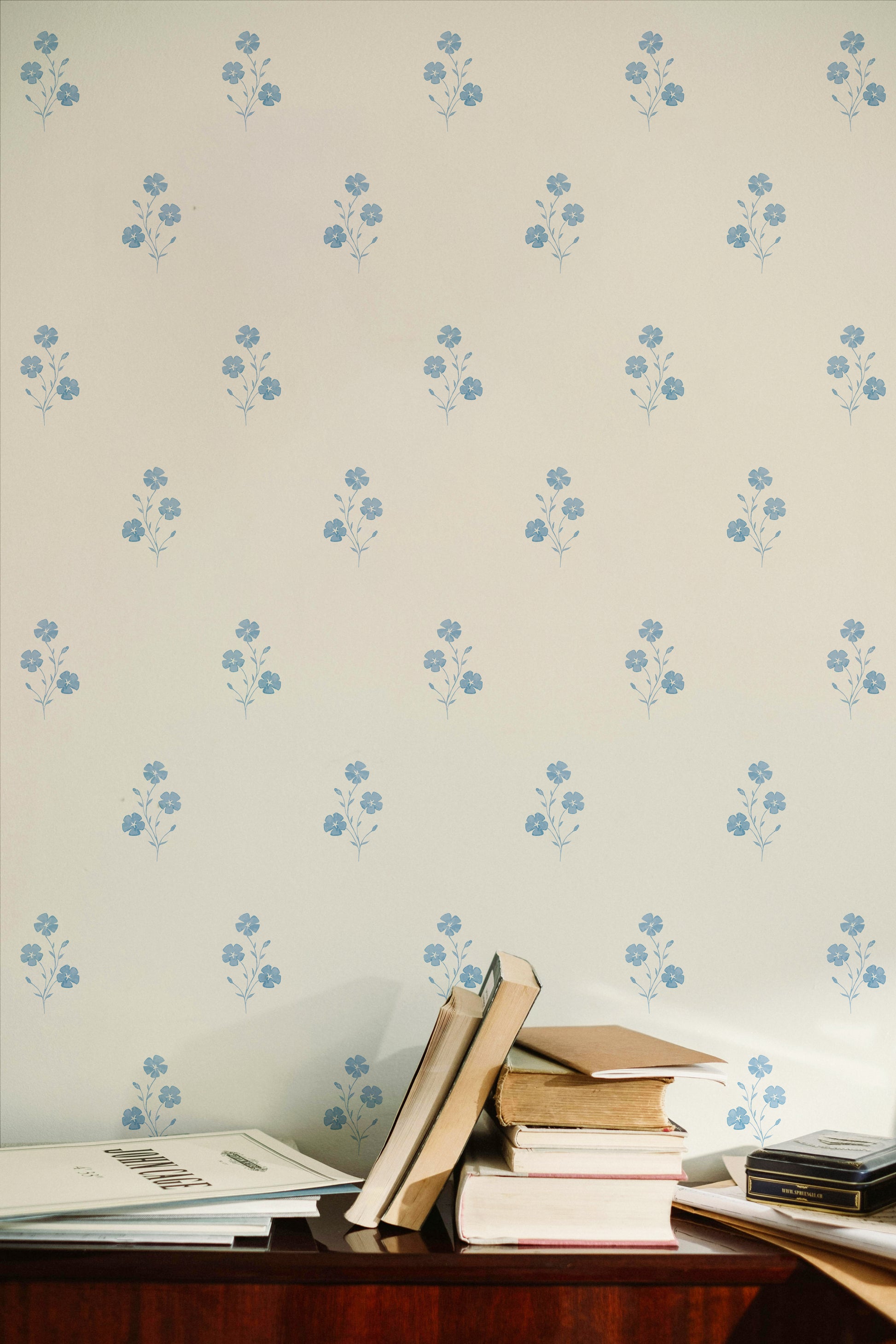 Champa Wallpaper, Blue
