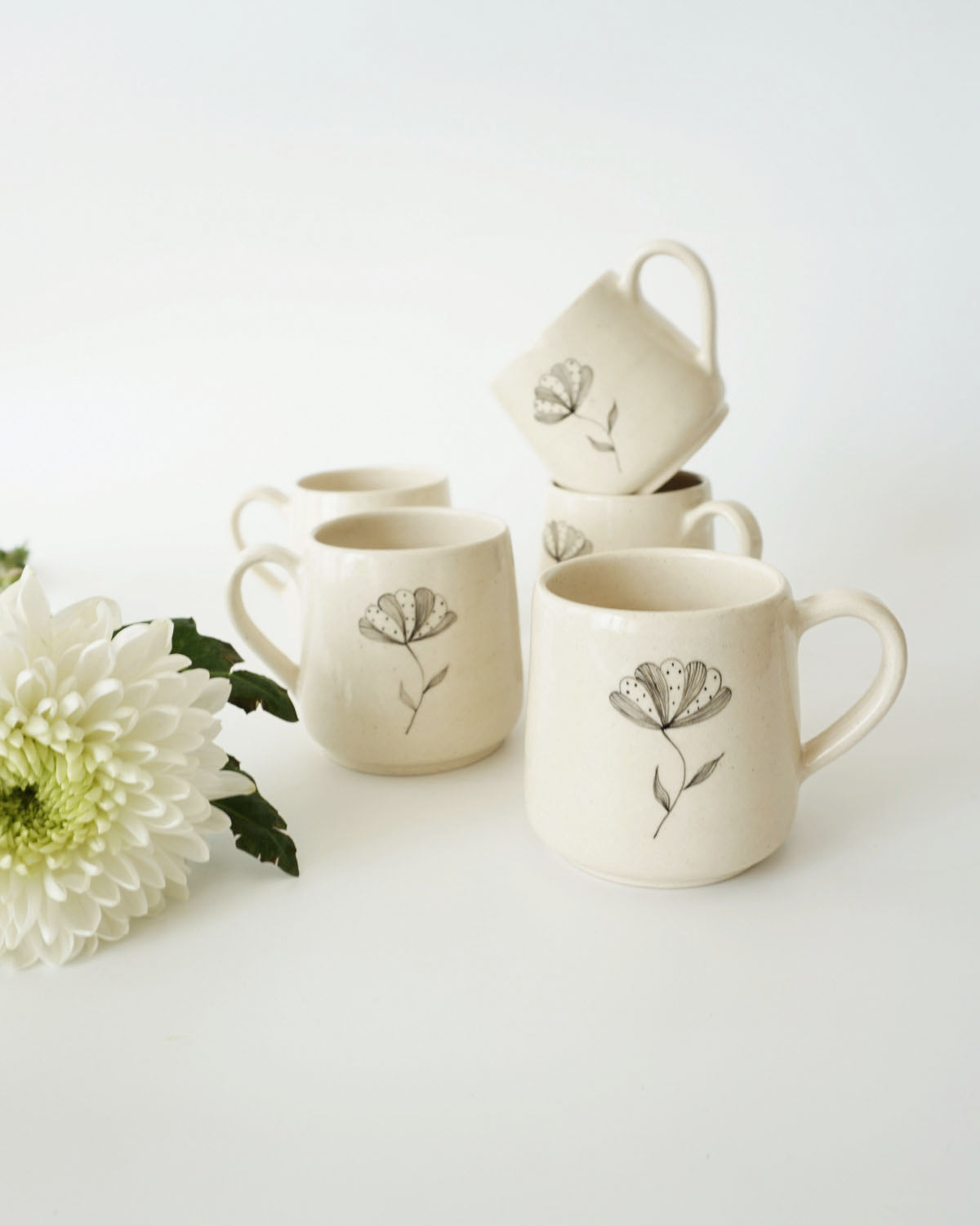 Magnolia Teacups ( Set of 2)