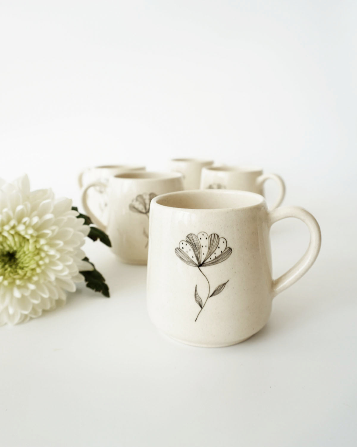 Magnolia Teacups ( Set of 2)