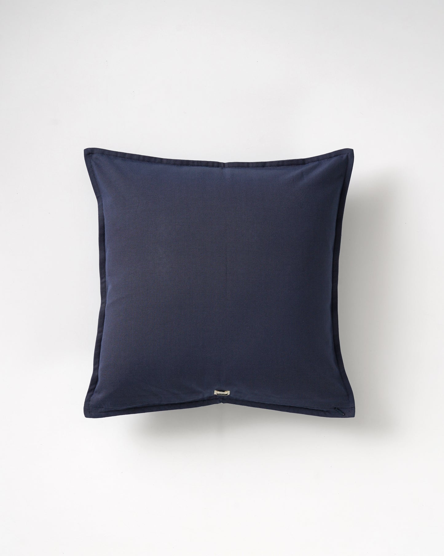 Wildflower Cushion Cover, Navy blue (16” X 16”)
