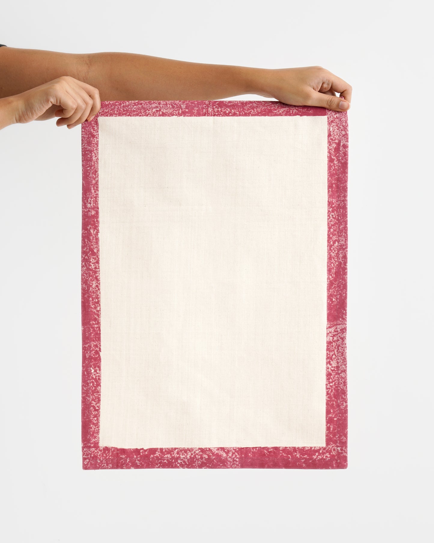 Border Tablemats ,Fuschia ( Set of 2 )
