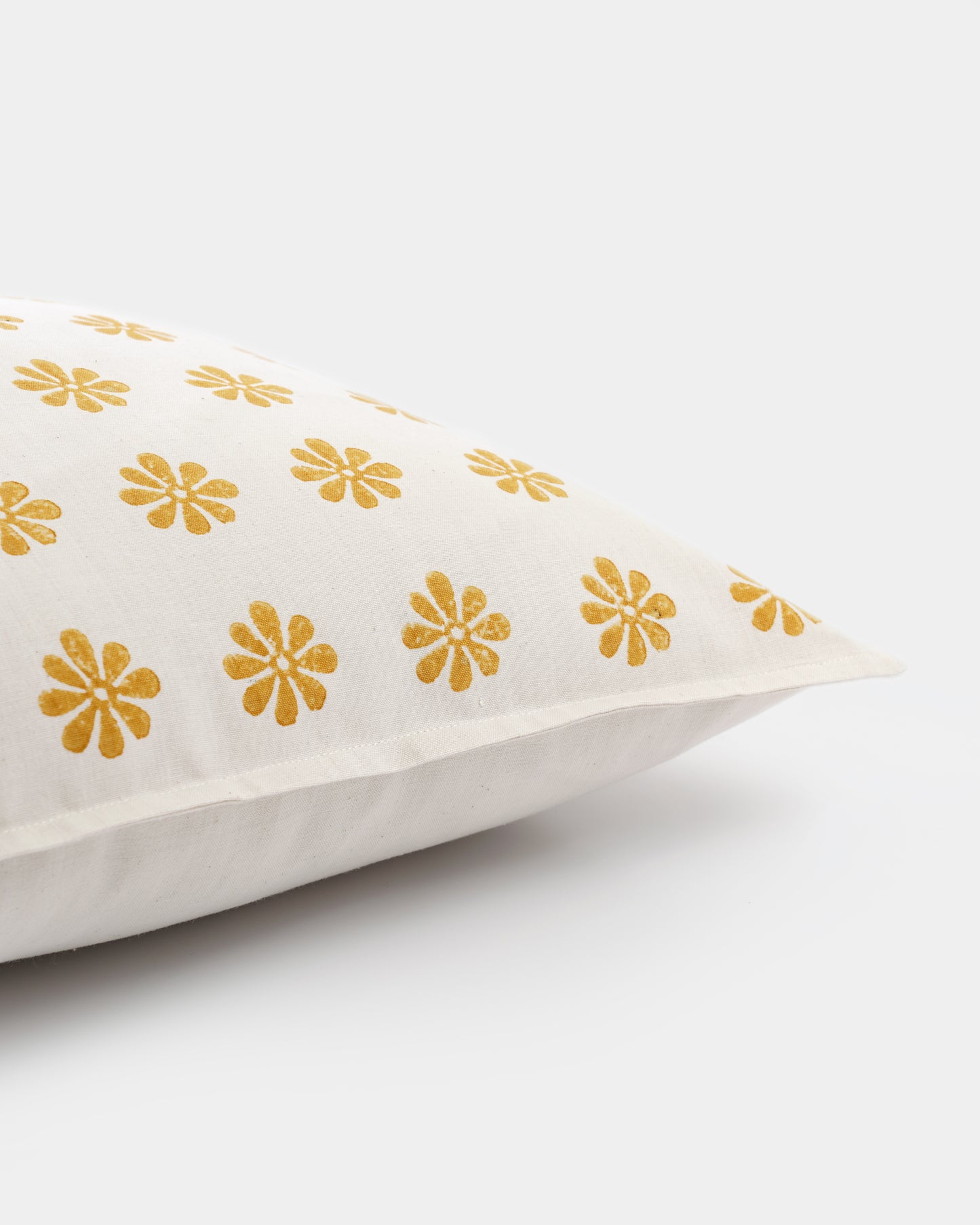 Tara Cushion Cover ,Yellow (16” X 16”)