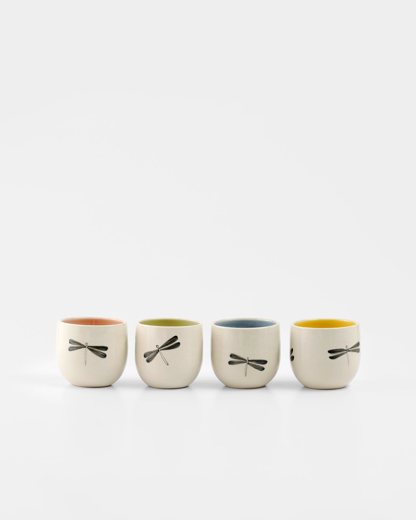 Dragonfly Teacups (Set of 4)