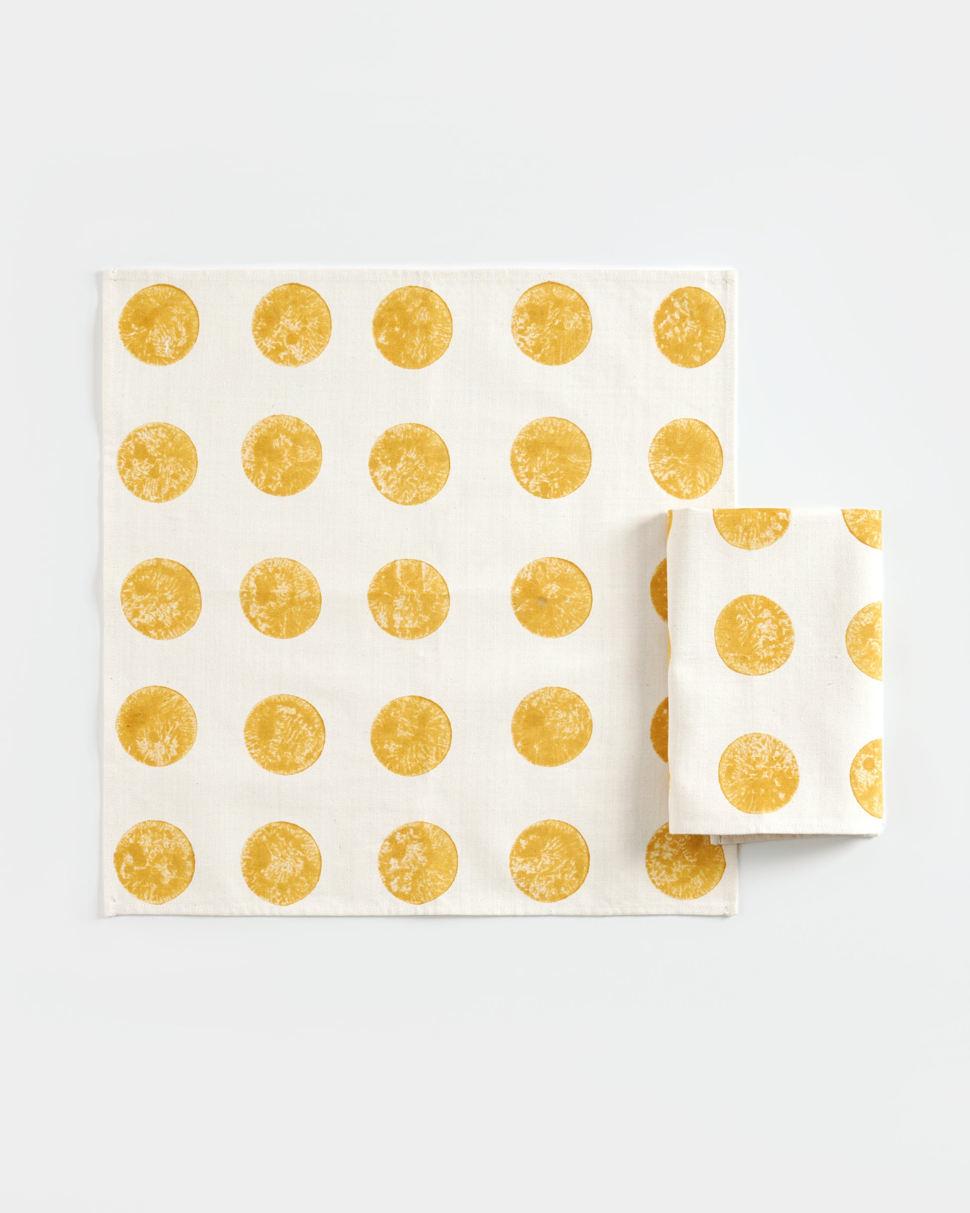 Moon Napkins, Mustard ( Set of 2 )