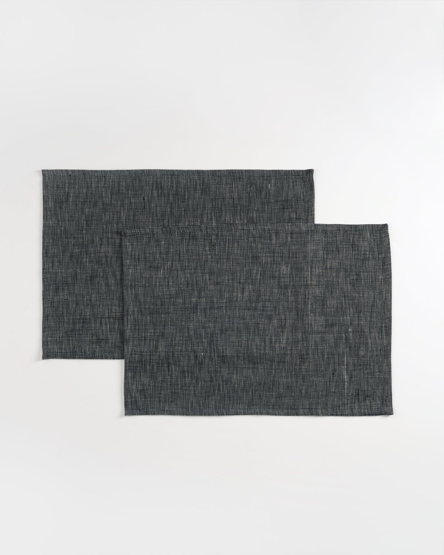 Speckle Tablemats ,Black ( Set of 2 )