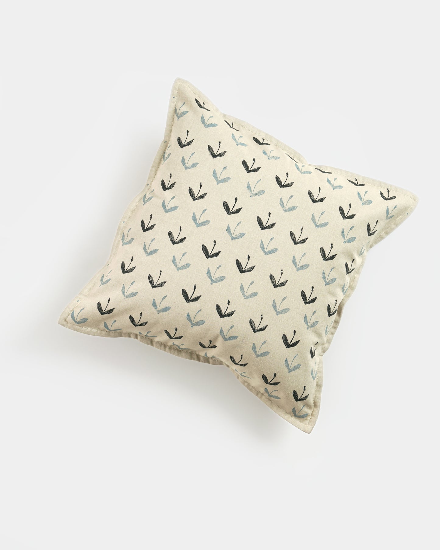 Primrose Cushion Cover ,Blue (16” X 16”)