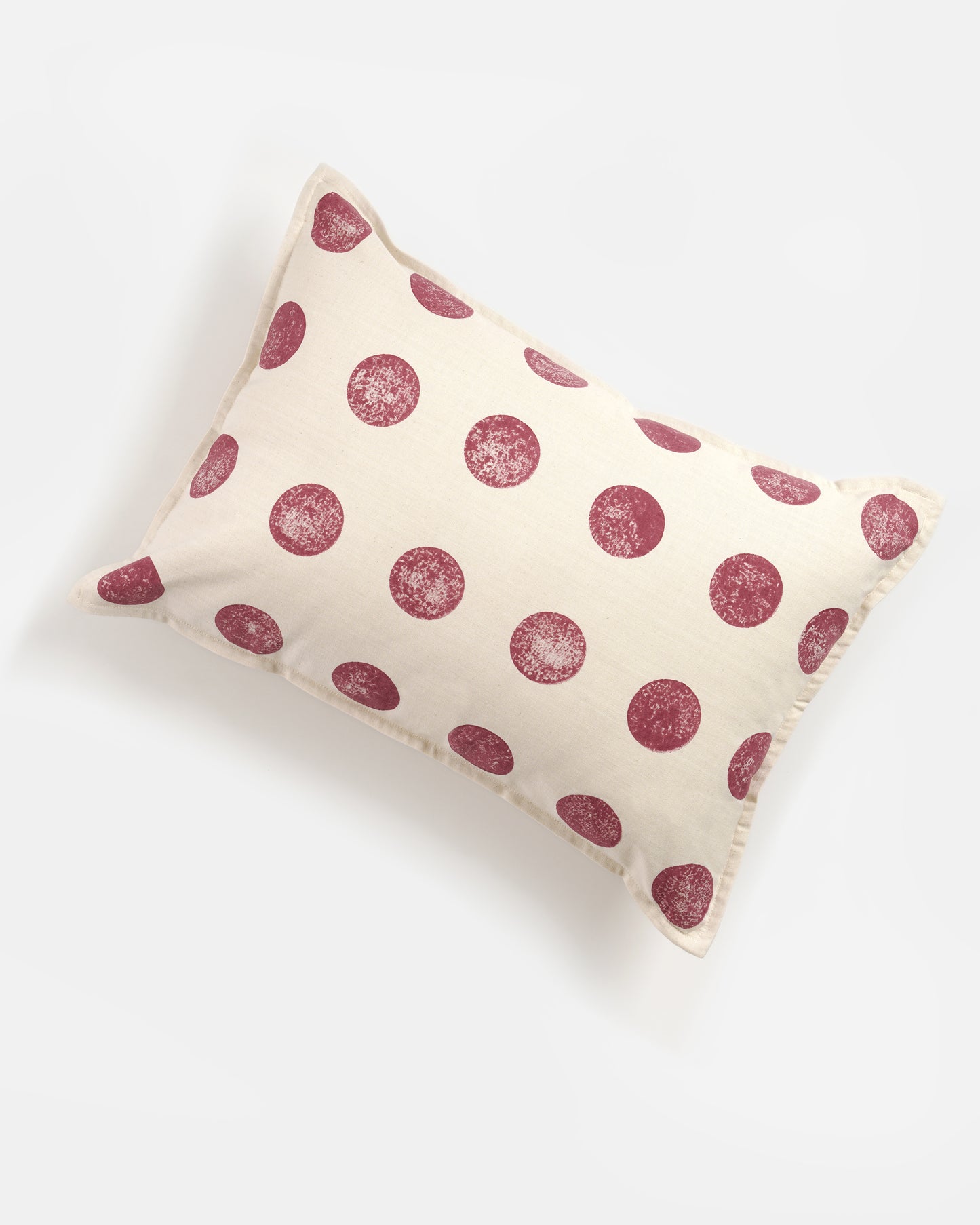 Moon Lumbar Cushion Cover, Fuschia (14” X 20”)