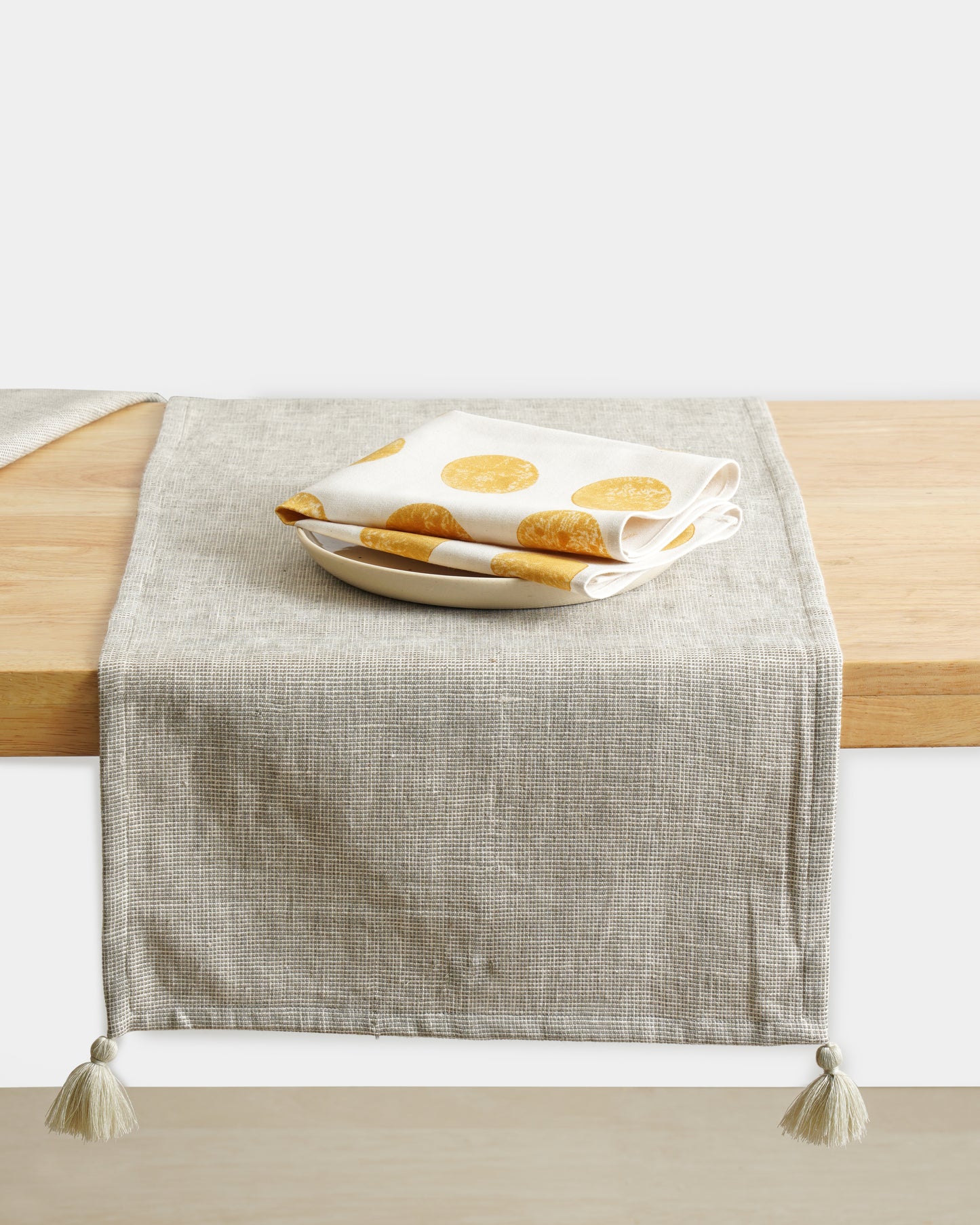 Speckle Table Runner, Beige