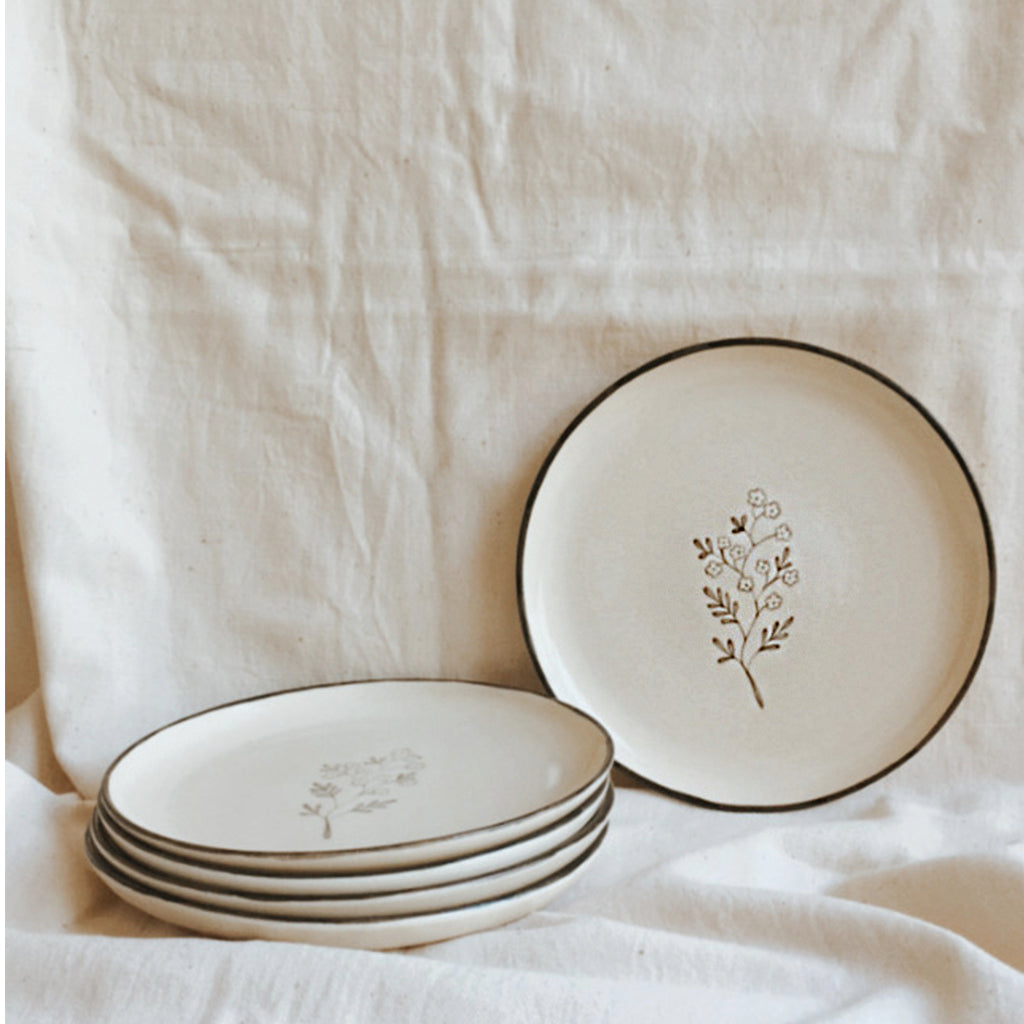 Chameli Quarter Plates (Set of 2)
