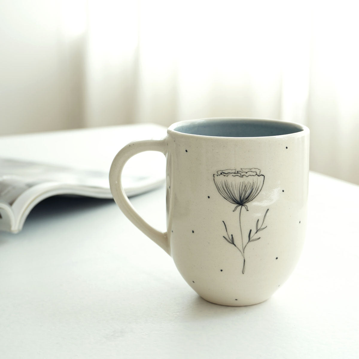 Carnations Coffee Mugs ( Set of 2 )