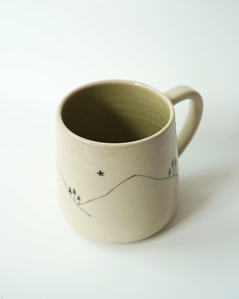Hills Coffee Mug, Olive