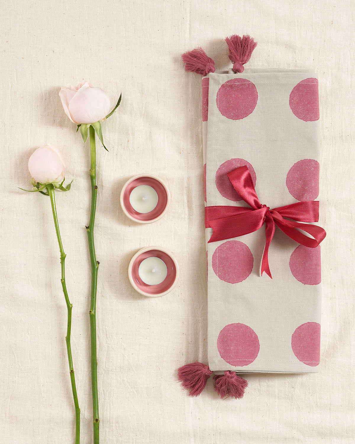 Moon Tablerunner Tealights Giftset