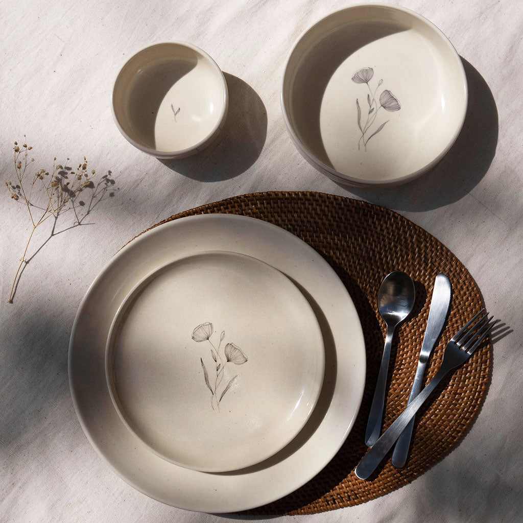 Poppy Dinner Plates (Set of 2)