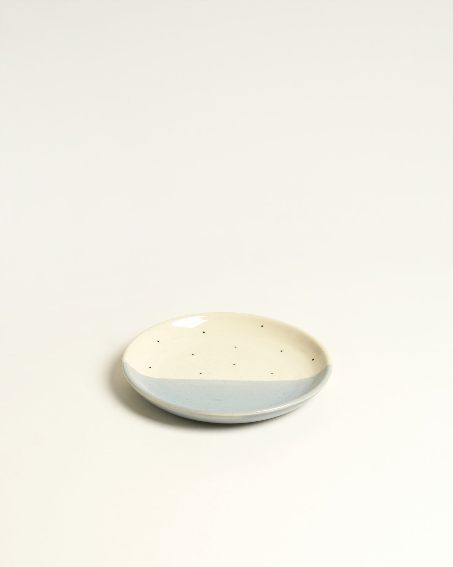 Polka Tapas Plate, Blue