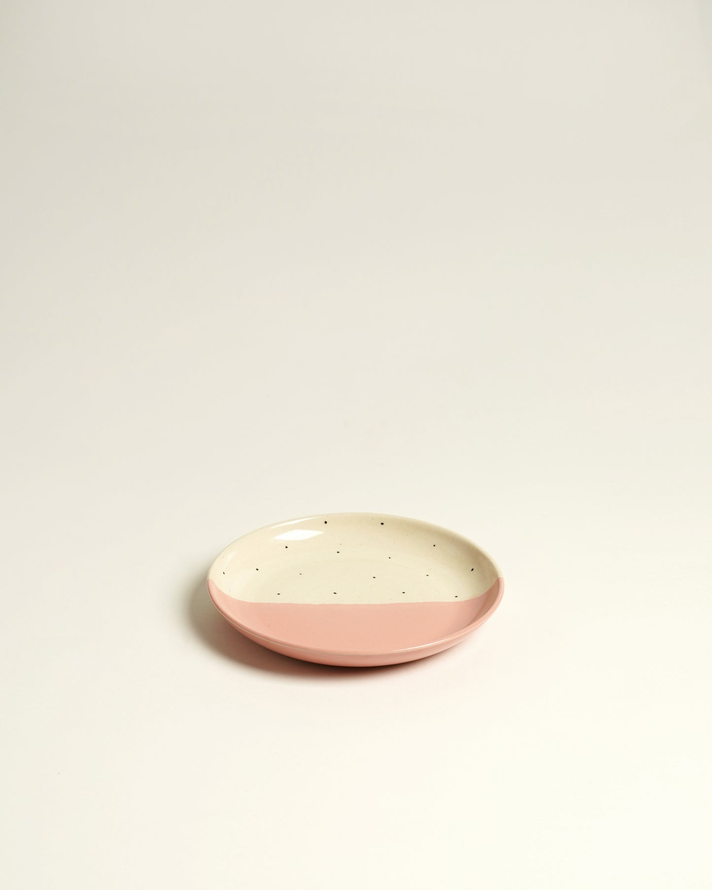 Polka Tapas Plate, Pink
