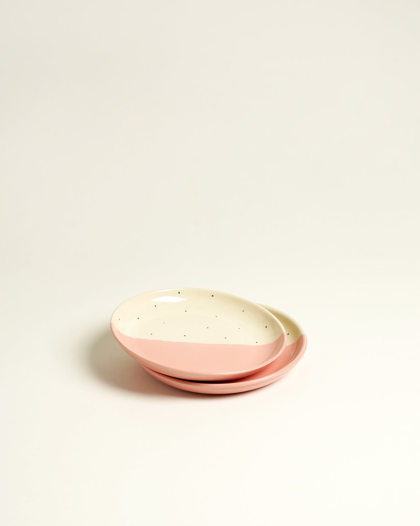 Polka Tapas Plate, Pink