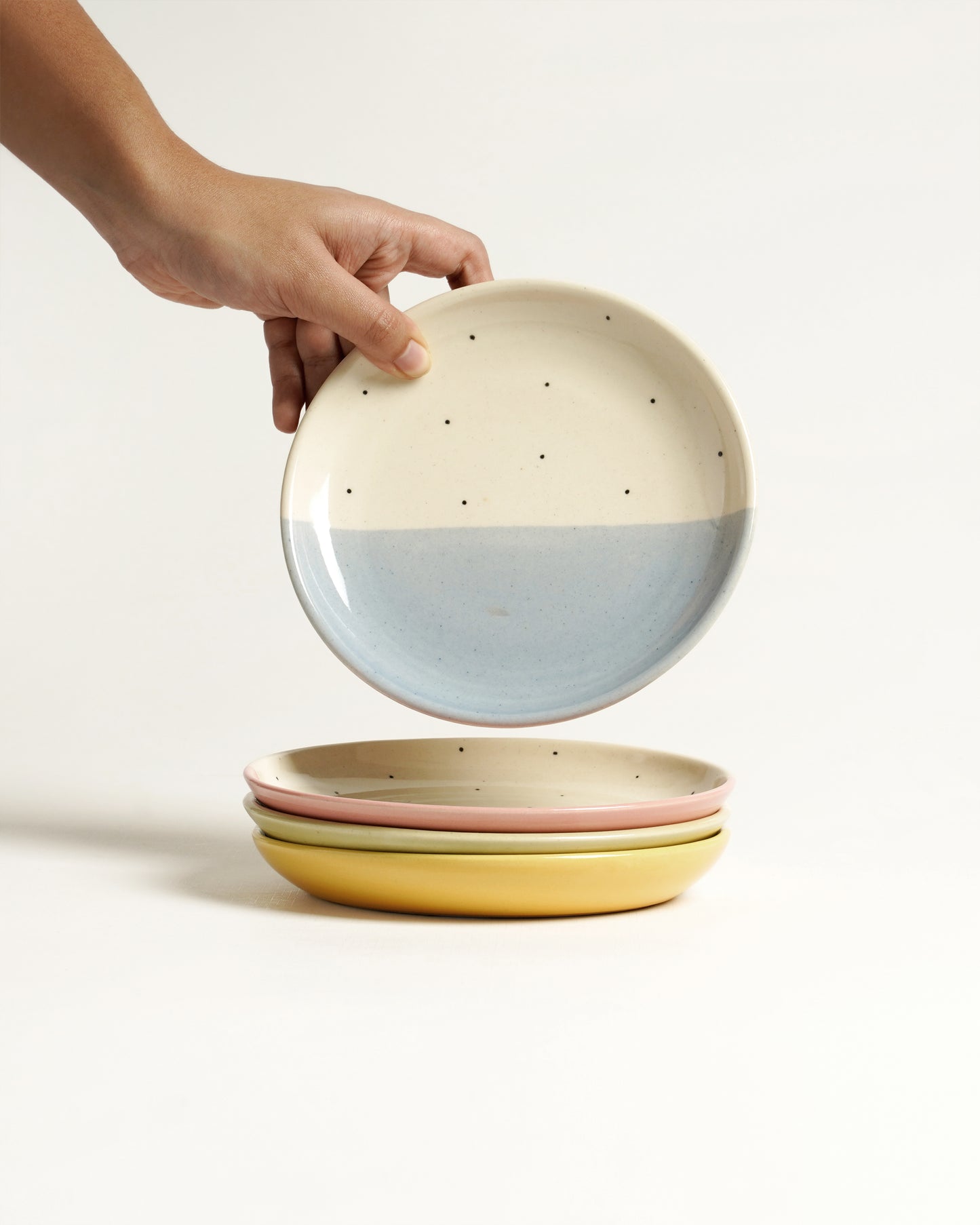 Polka Tapas Plates ( Set of 4 )