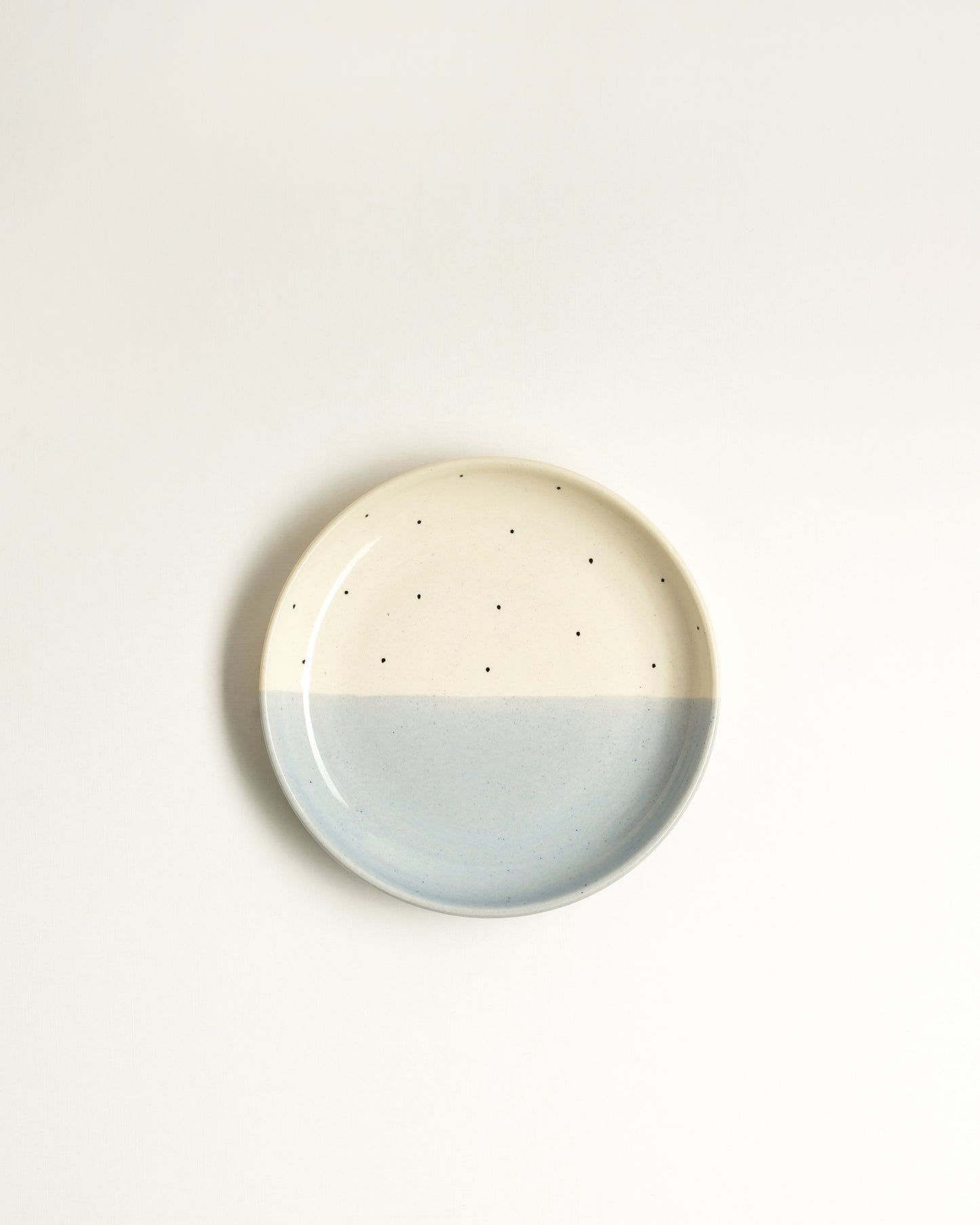 Polka Tapas Plate, Blue
