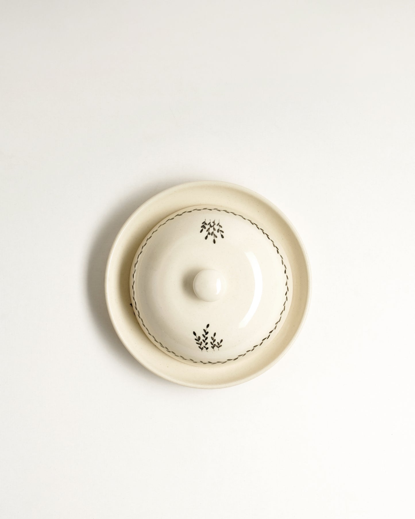 Summer Meadow Butter Dish