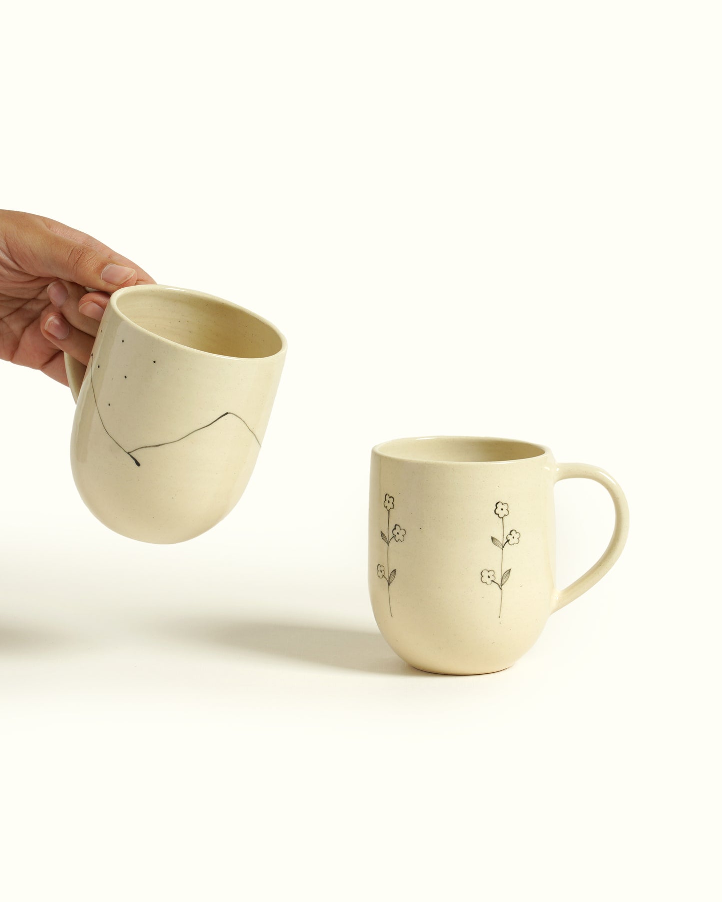 Hills & Wildflowers Coffee Mugs (Set of 2)