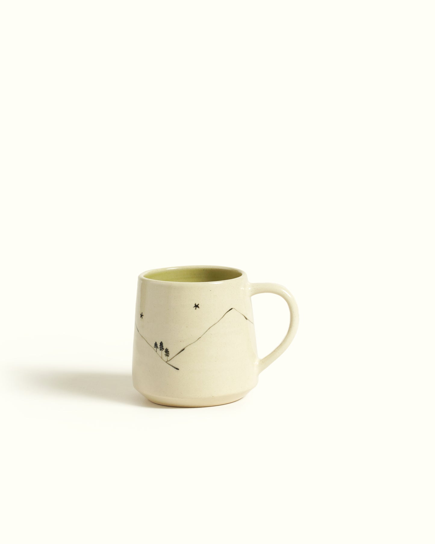 Hills Coffee Mug, Olive