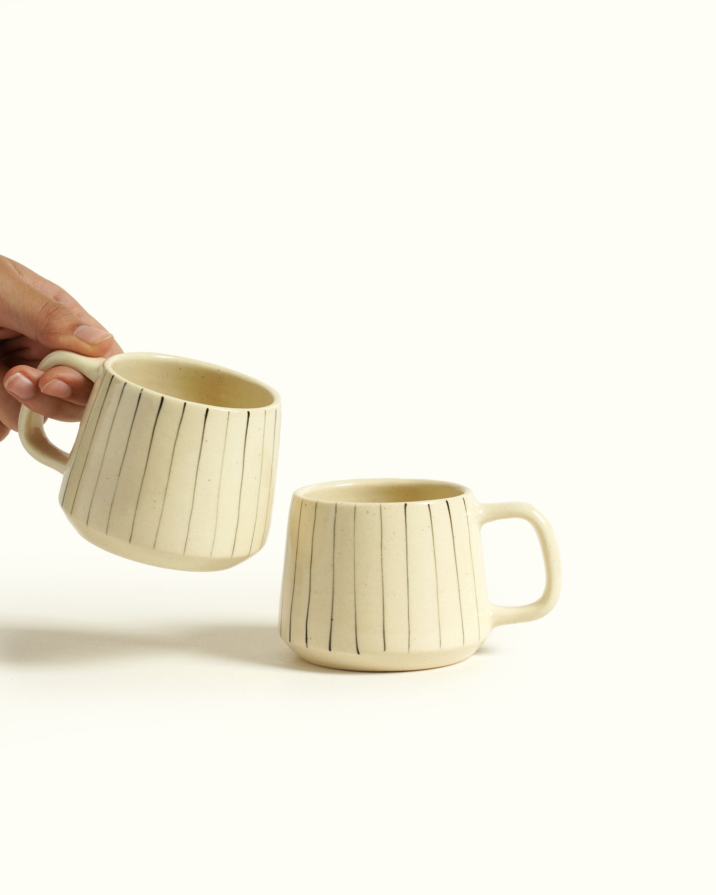 Stripe Teacups ( Set of 2)