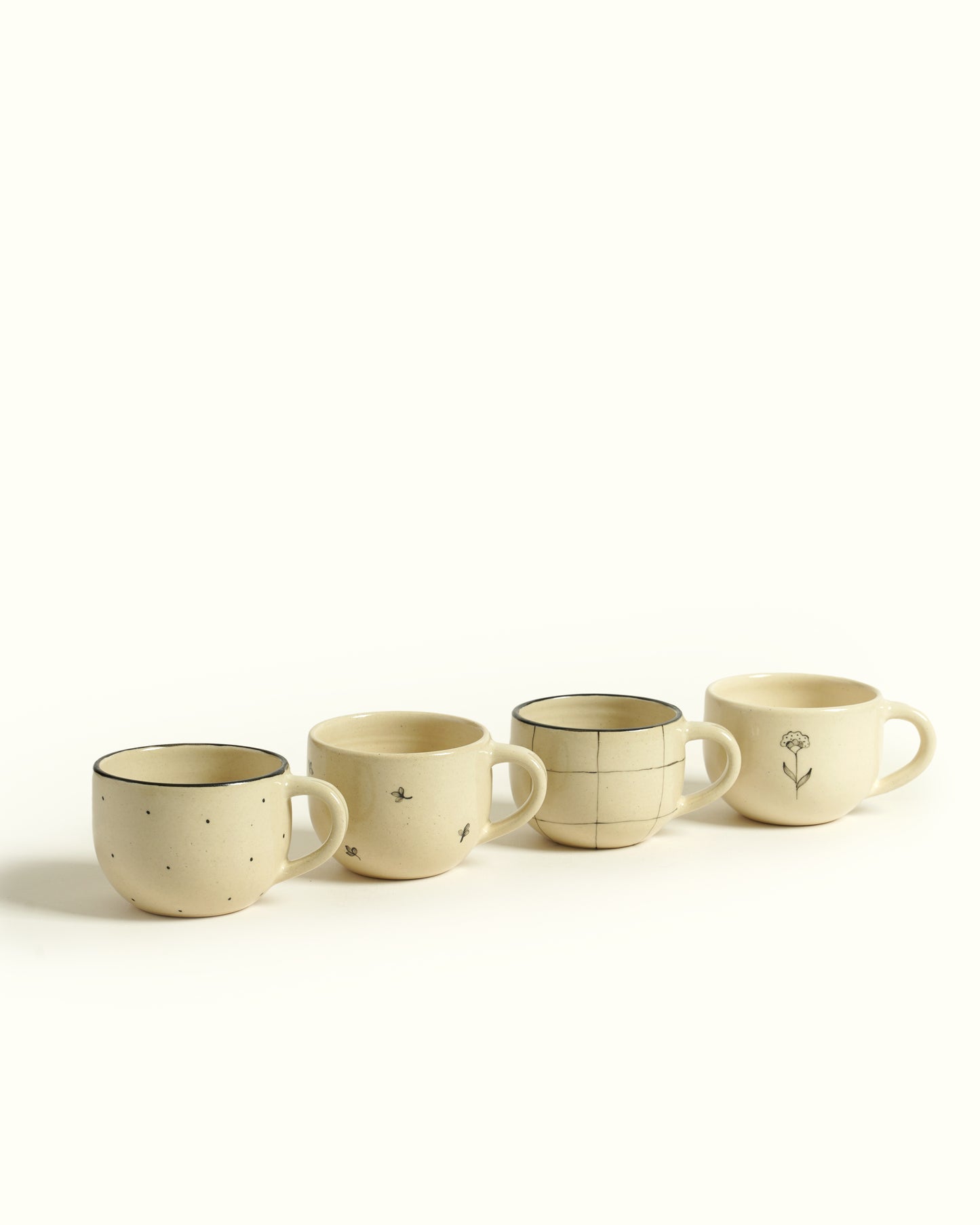 Short Stories, Teacups (Set of 4)