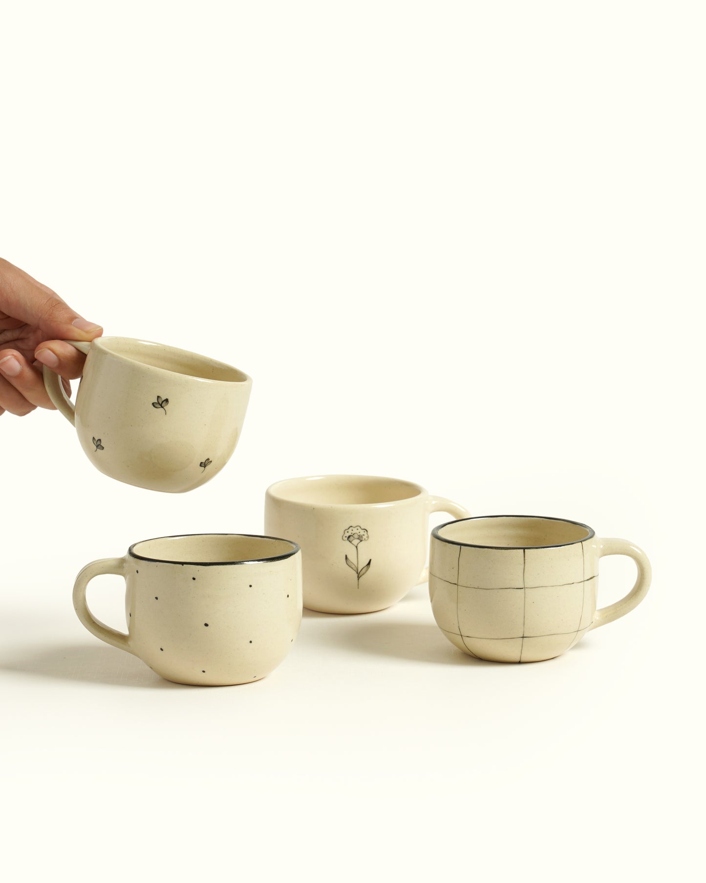 Short Stories, Teacups (Set of 4)