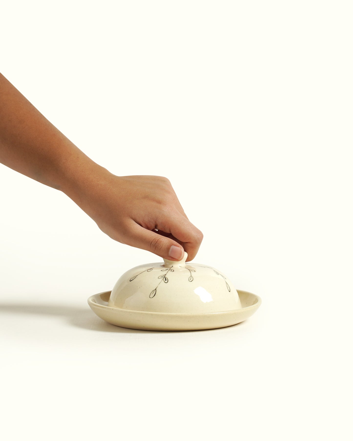 Vines Butter Dish