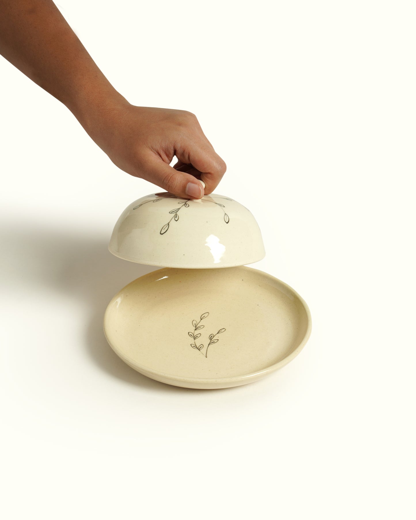 Vines Butter Dish