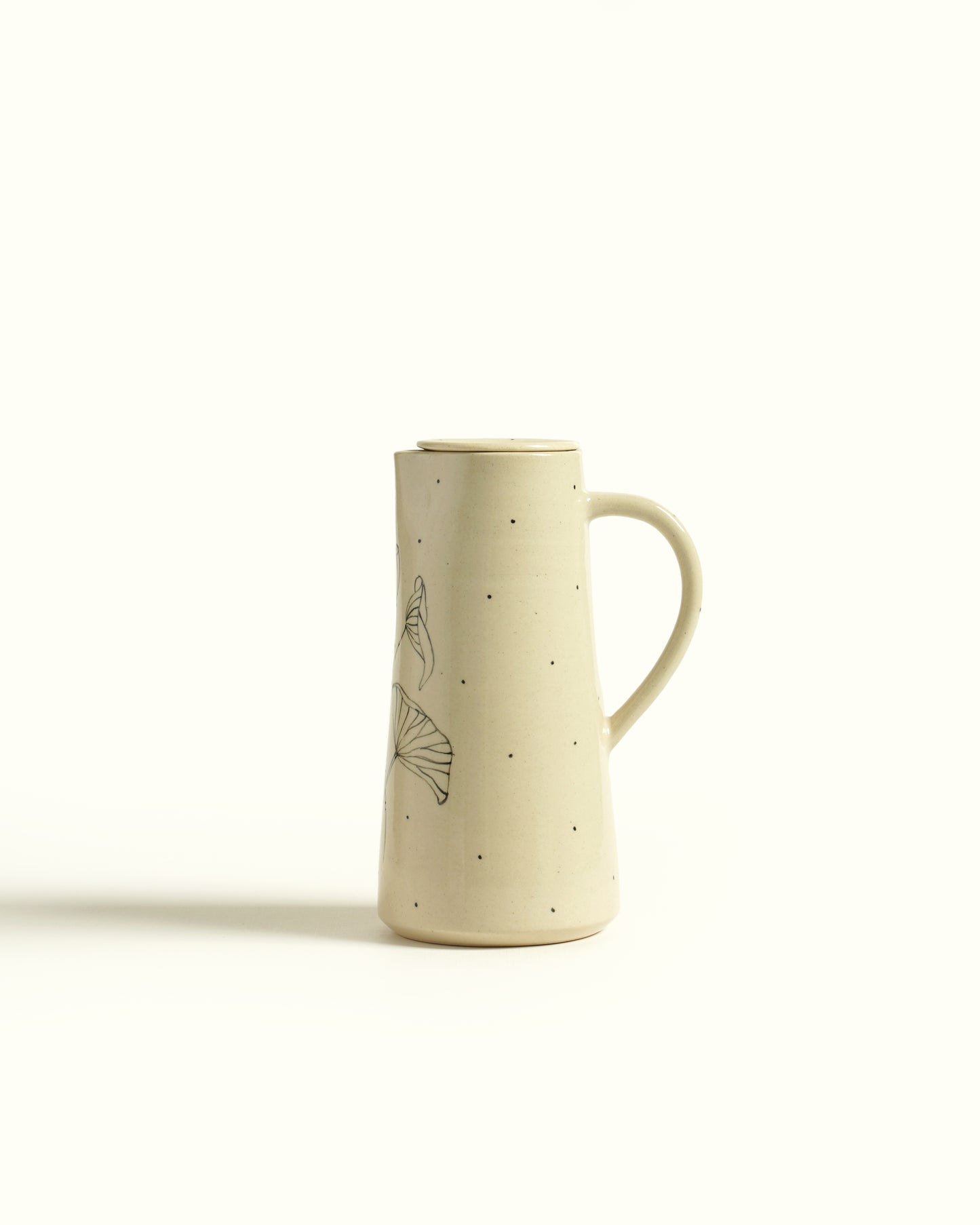 Lotus Pond Jug with lid