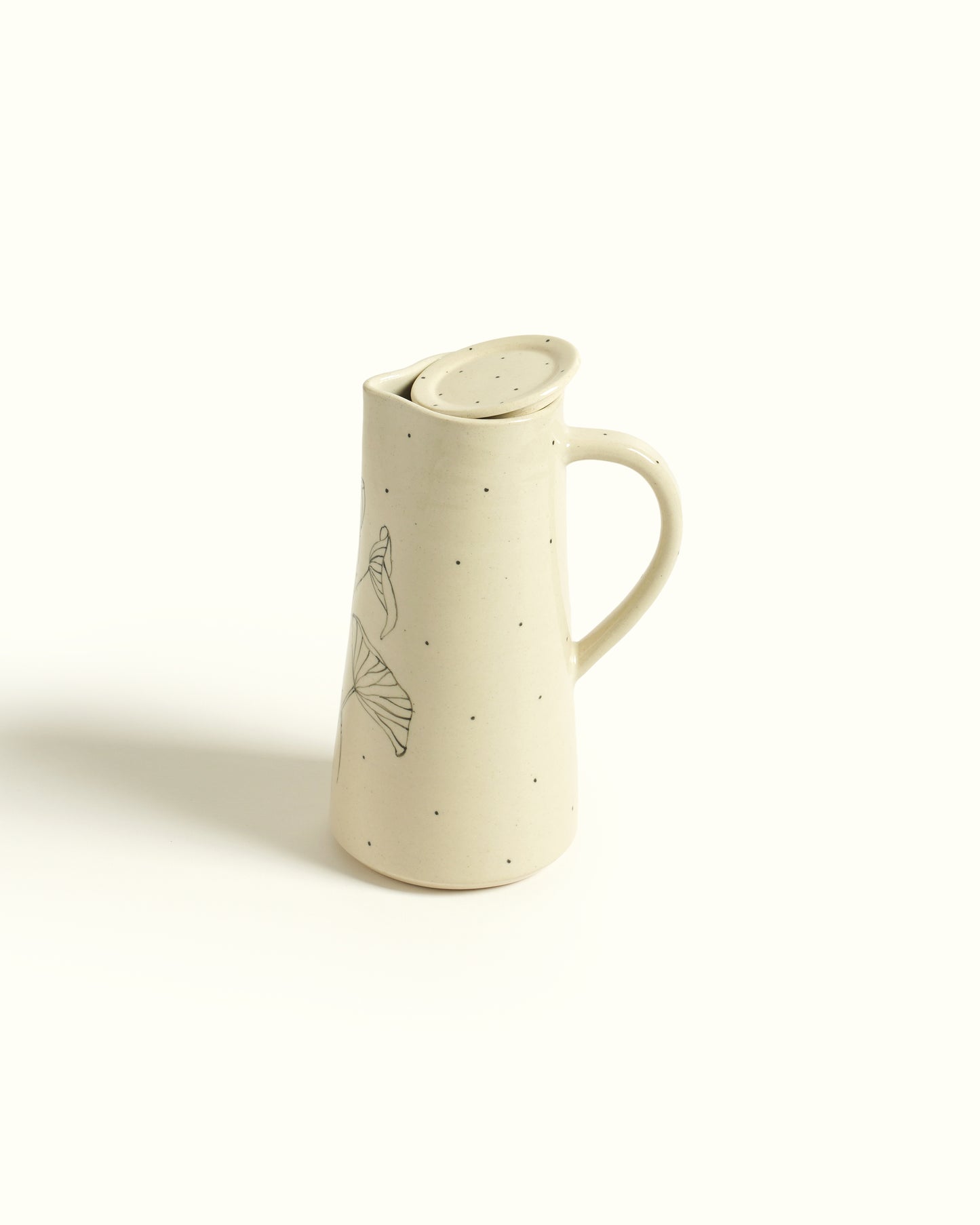 Lotus Pond Jug with lid